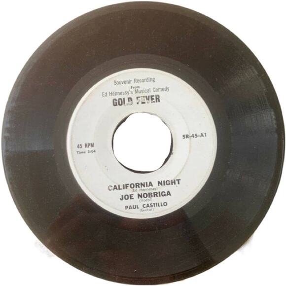 Ed Hennessy Gold Fever Joe Nobriga Thinking of Helen Souvenir Vinyl 45 RPM 1964 - Picture 1 of 2